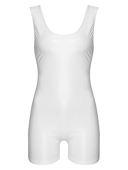 Amazon.com: Fldy Womens Shiny Metallic Shorts Jumpsuit One